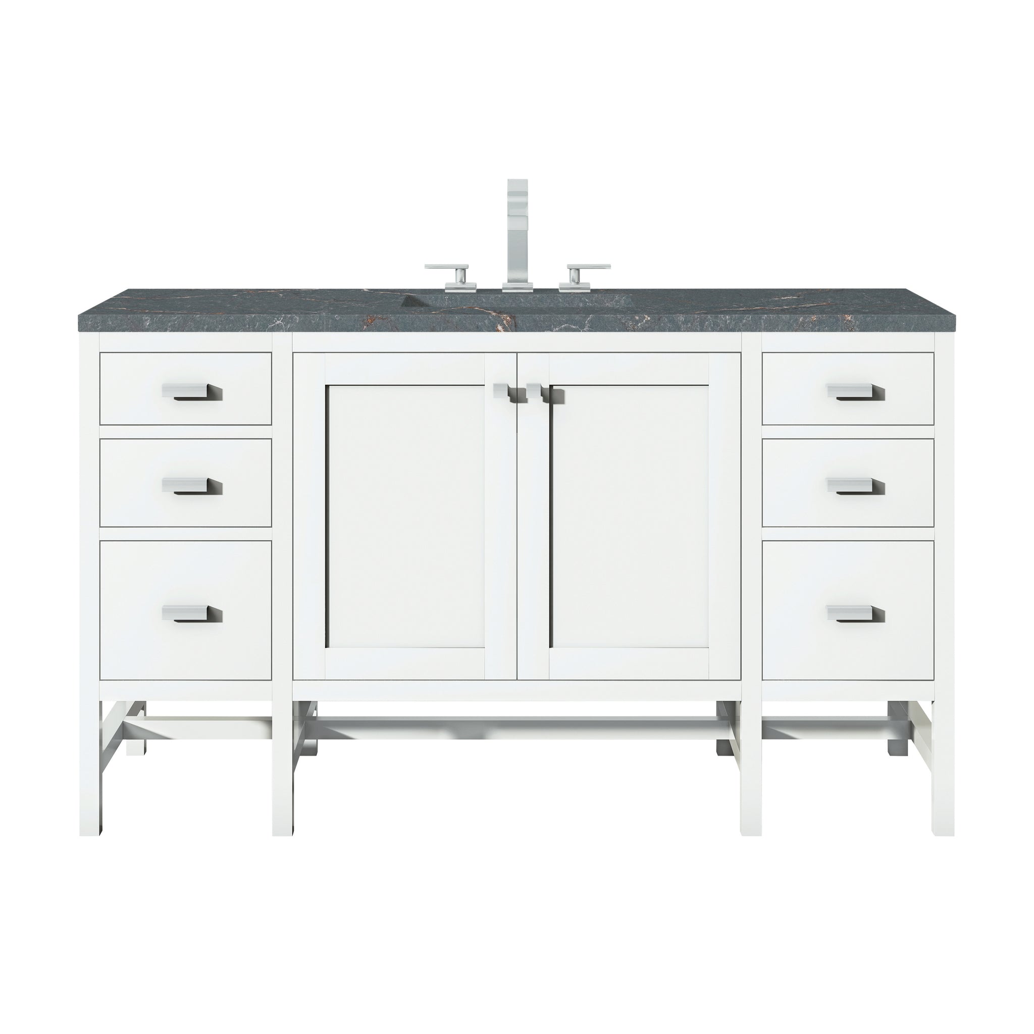 James Martin Addison 60" Single Bathroom Vanity, Glossy White, view 39