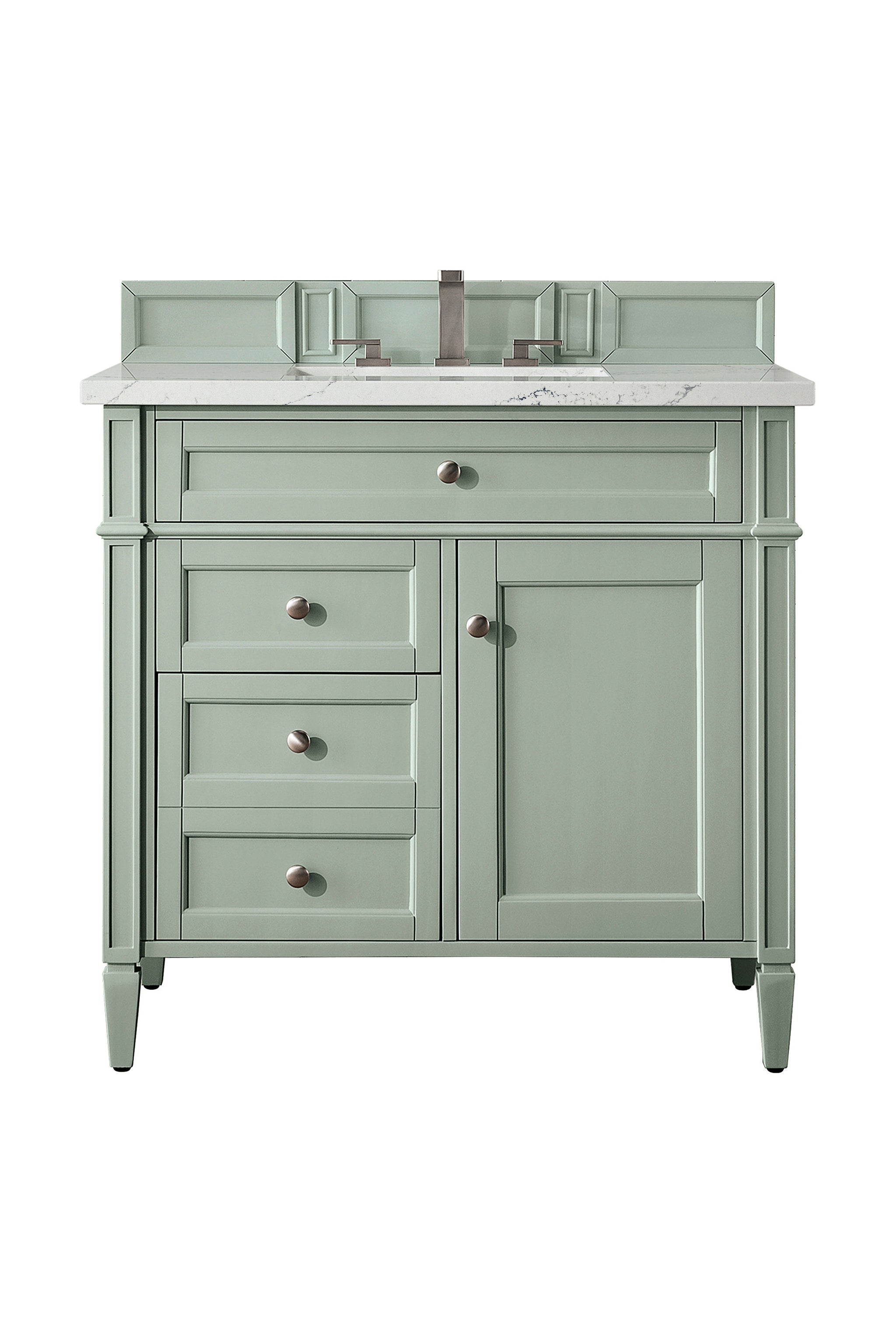 James Martin Brittany 36" Single Bathroom Vanity, Sage Green, view 36