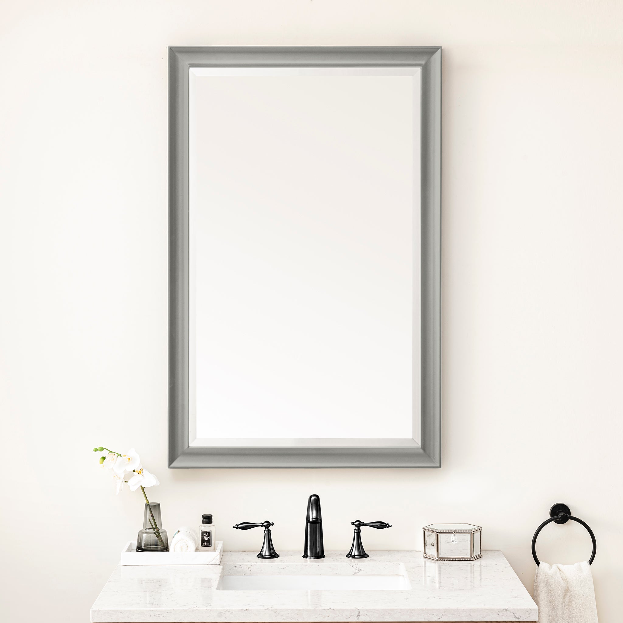 James Martin Glenbrooke 26" Mirror, Urban Gray, view 4