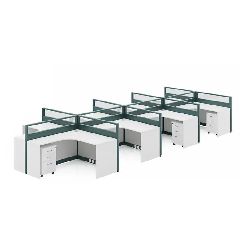 Trevik · L-Shaped Cubicle Workstation by Arc Grove