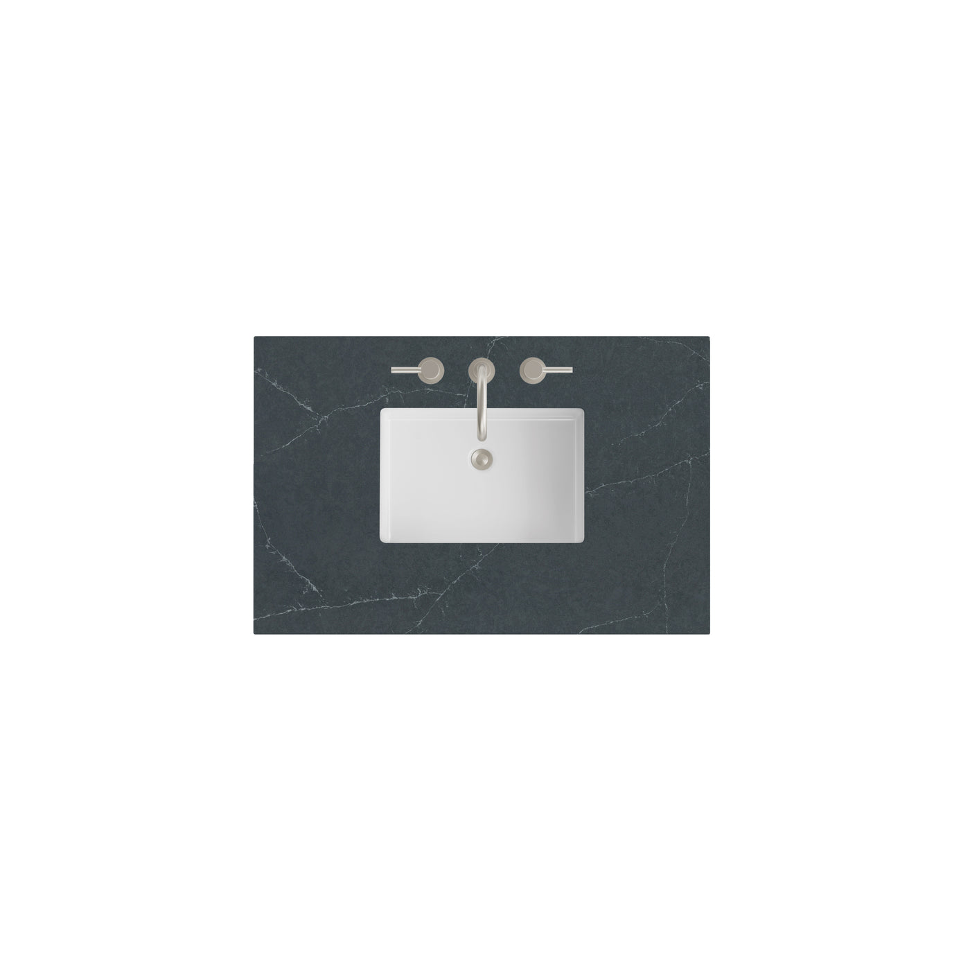 James Martin 36" Single Vanity Top with Charcoal Soapstone countertop