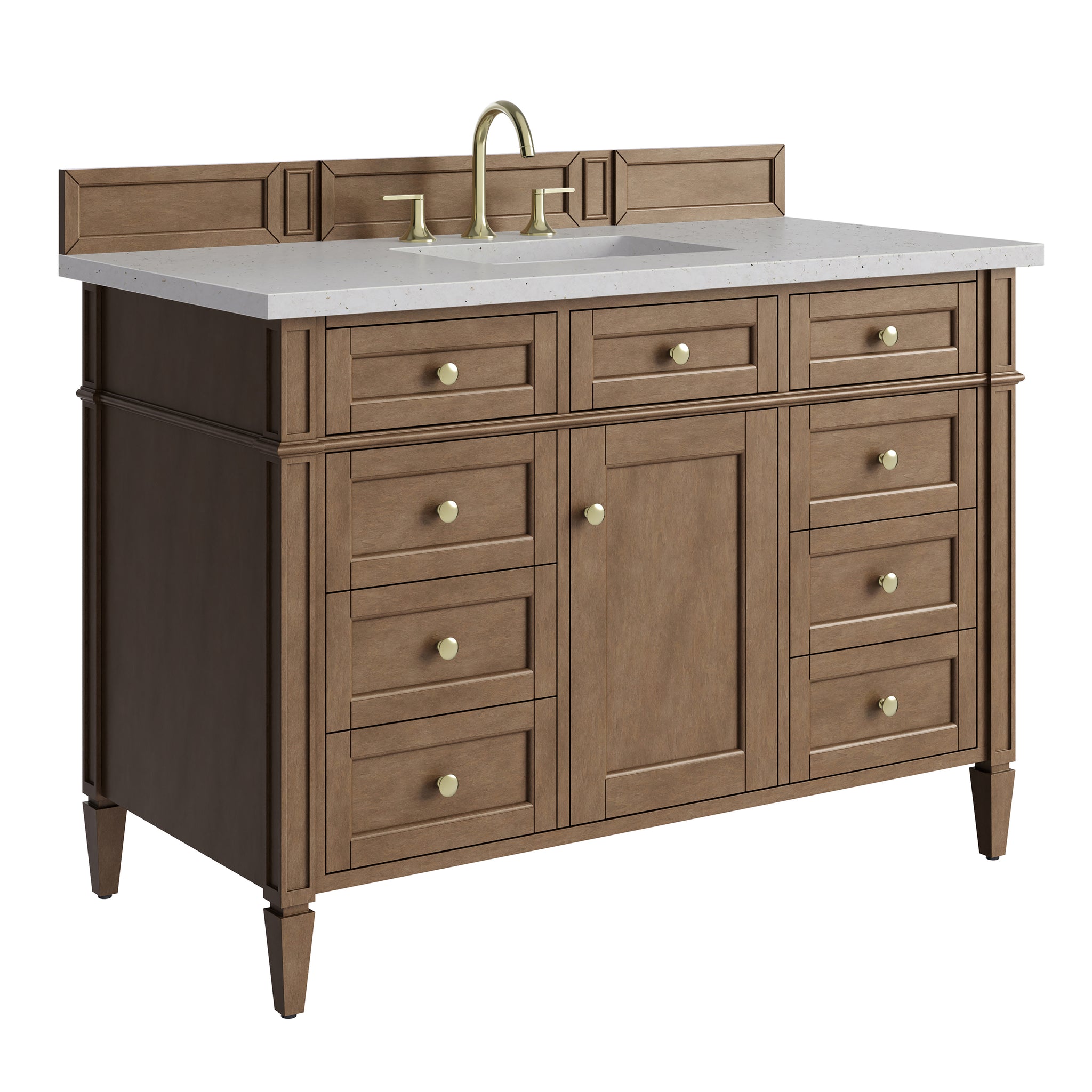 James Martin Brittany 48" Single Bathroom Vanity, Pecan, view 32