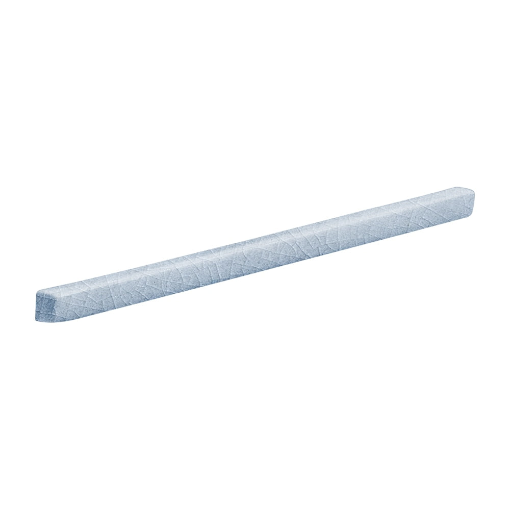 Vinca Crackled Edge Trim Ceramic Moldings 3/8x6 Ceramic Crackled 2x6 Moldings