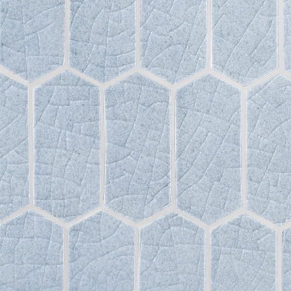 Vinca Crackled Picket Ceramic Accent Tiles 3x6