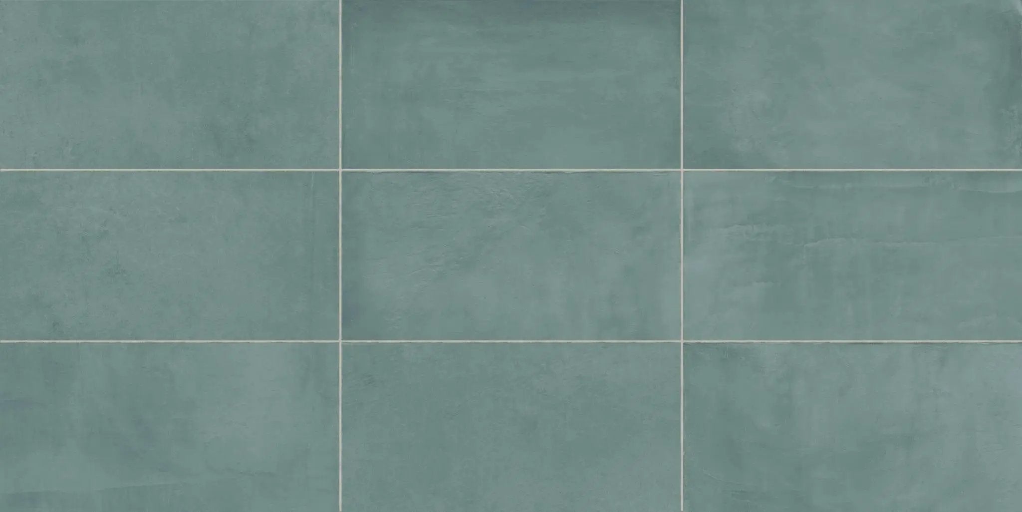 Vision Color Jade Green Anti-Slip Resin Look Porcelain Tiles 12x24 by landmarkceramics