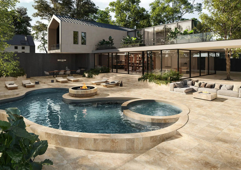 Vision Dw Dove Anti-Slip Resin Look Porcelain Tiles 24x48 by landmarkceramics
