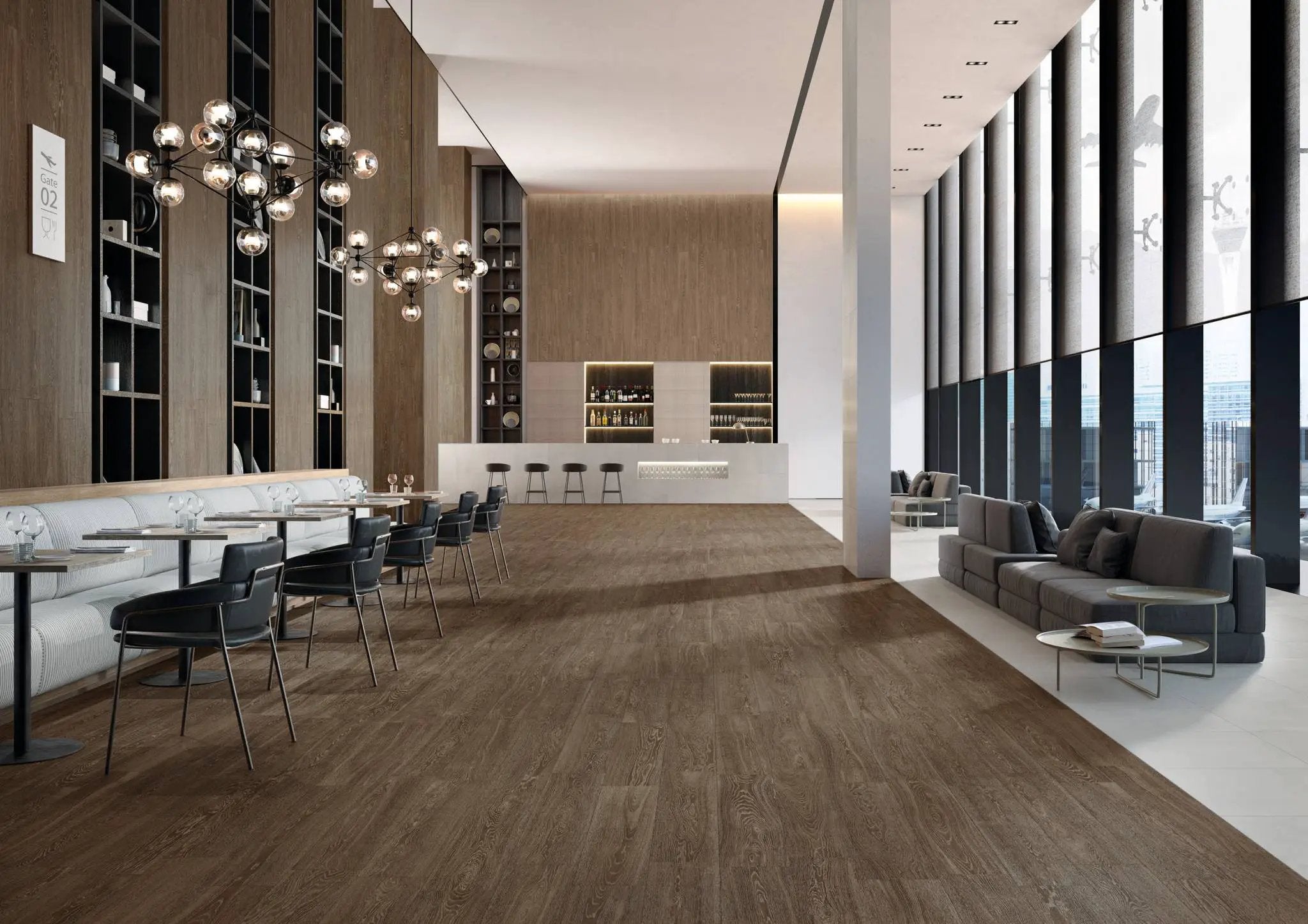 Vision Dw Dove Anti-Slip Resin Look Porcelain Tiles 24x24 by landmarkceramics