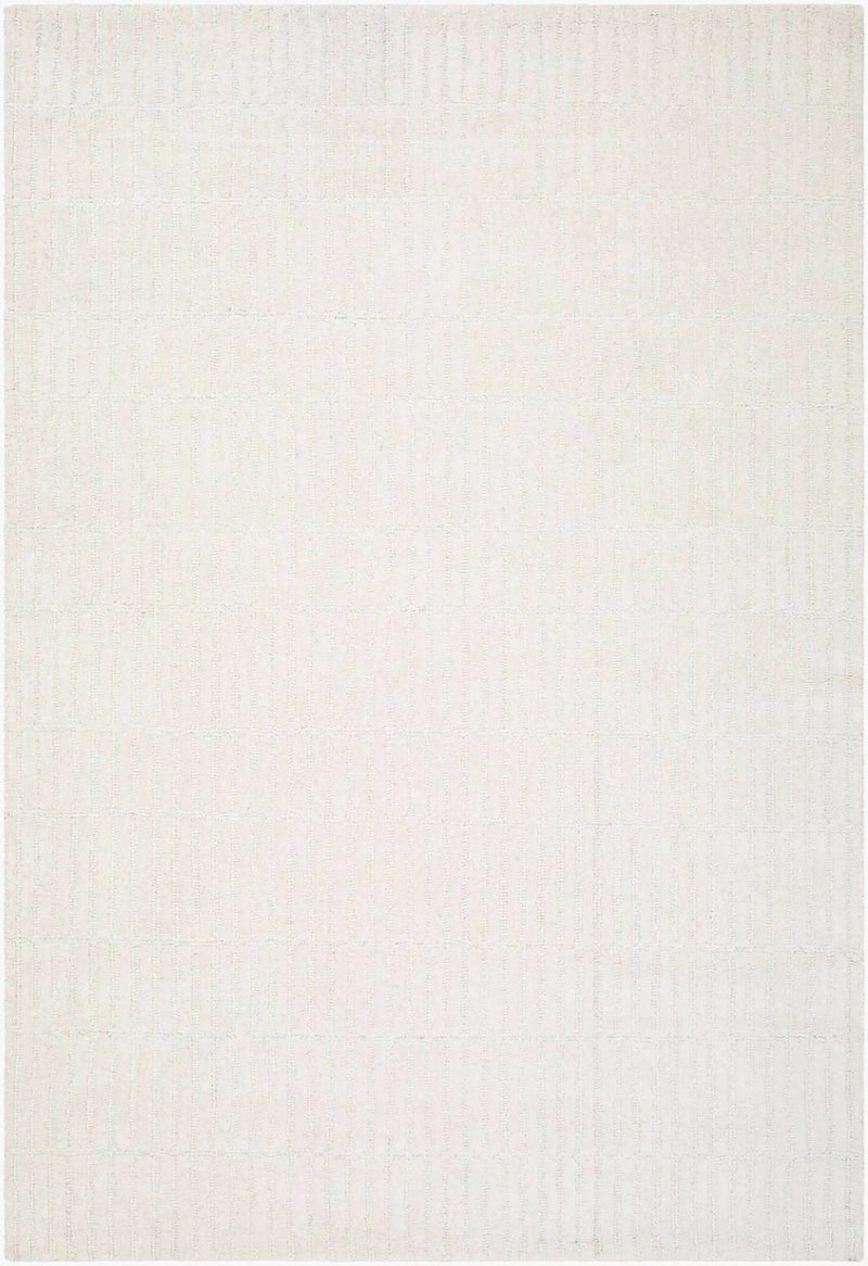 Finial Beige Wool Area Rug by Boutique Rugs