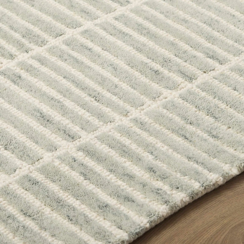 Finial Sage Wool Area Rug by Boutique Rugs