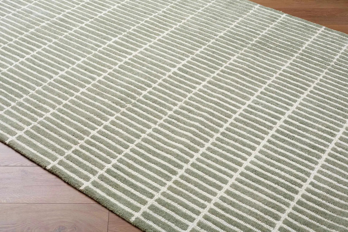 Finial Olive Wool Area Rug, photo 11 of 11