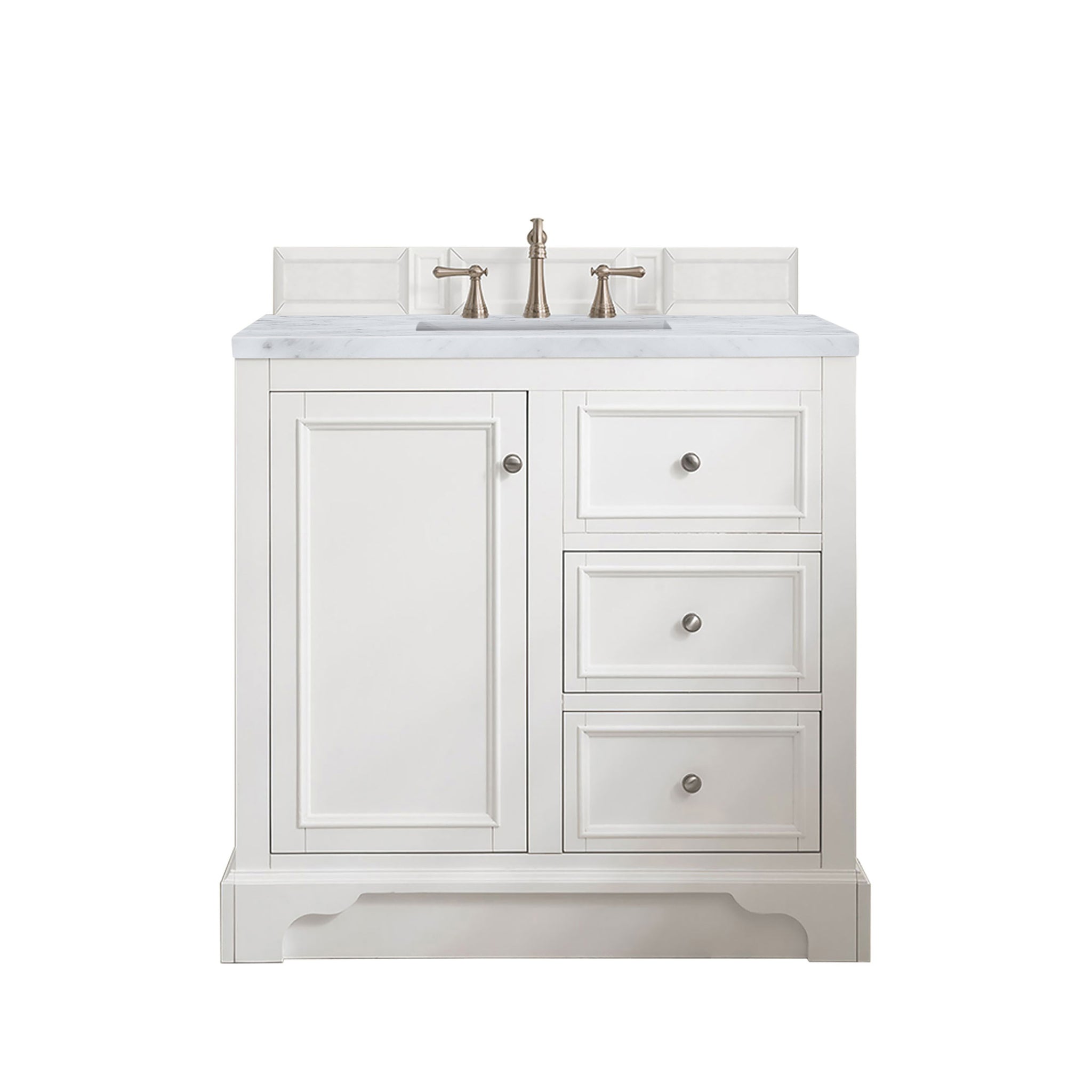 James Martin De Soto 36" Single Bathroom Vanity, Bright White, view 32