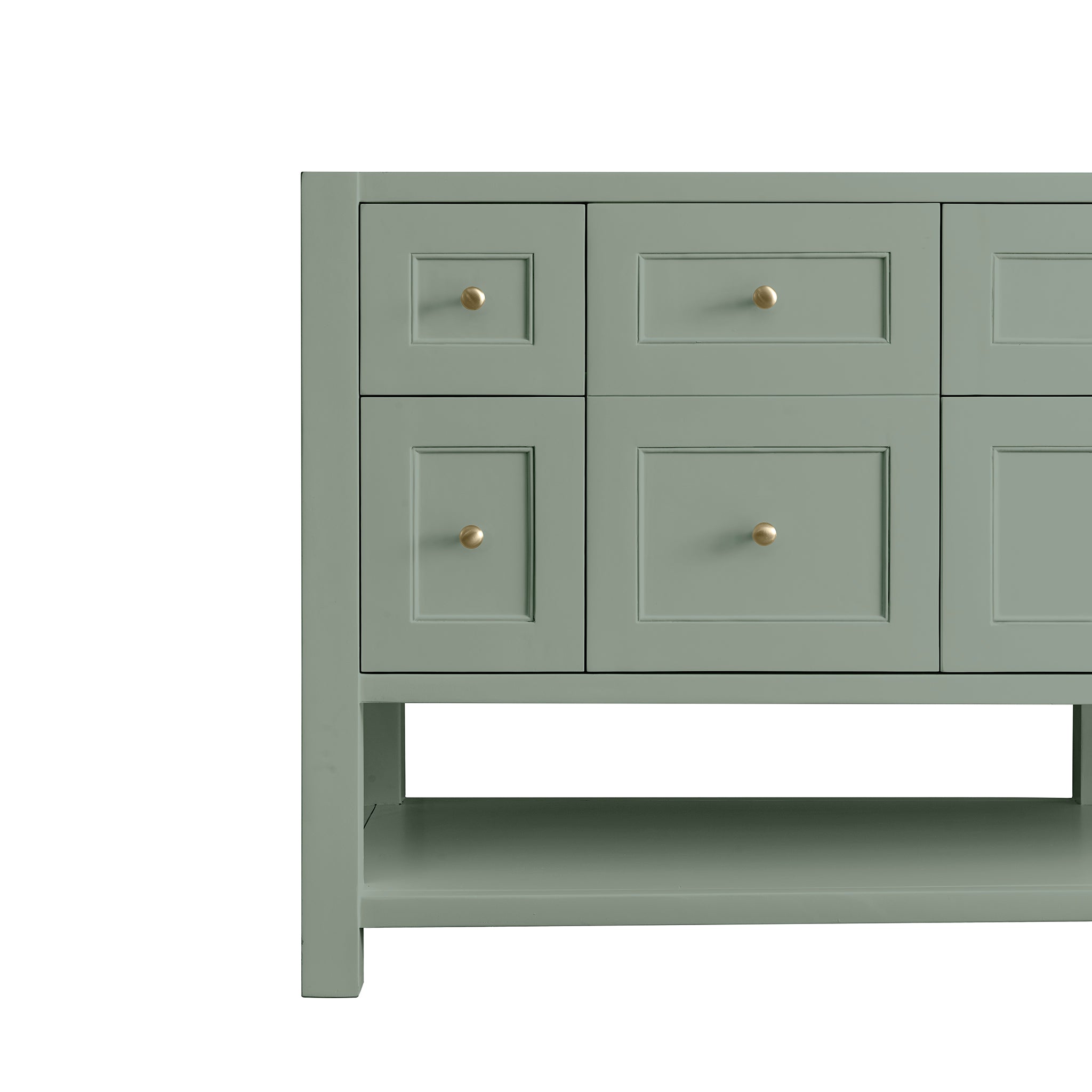 James Martin Breckenridge 72" Double Bathroom Vanity, Smokey Celadon, view 21