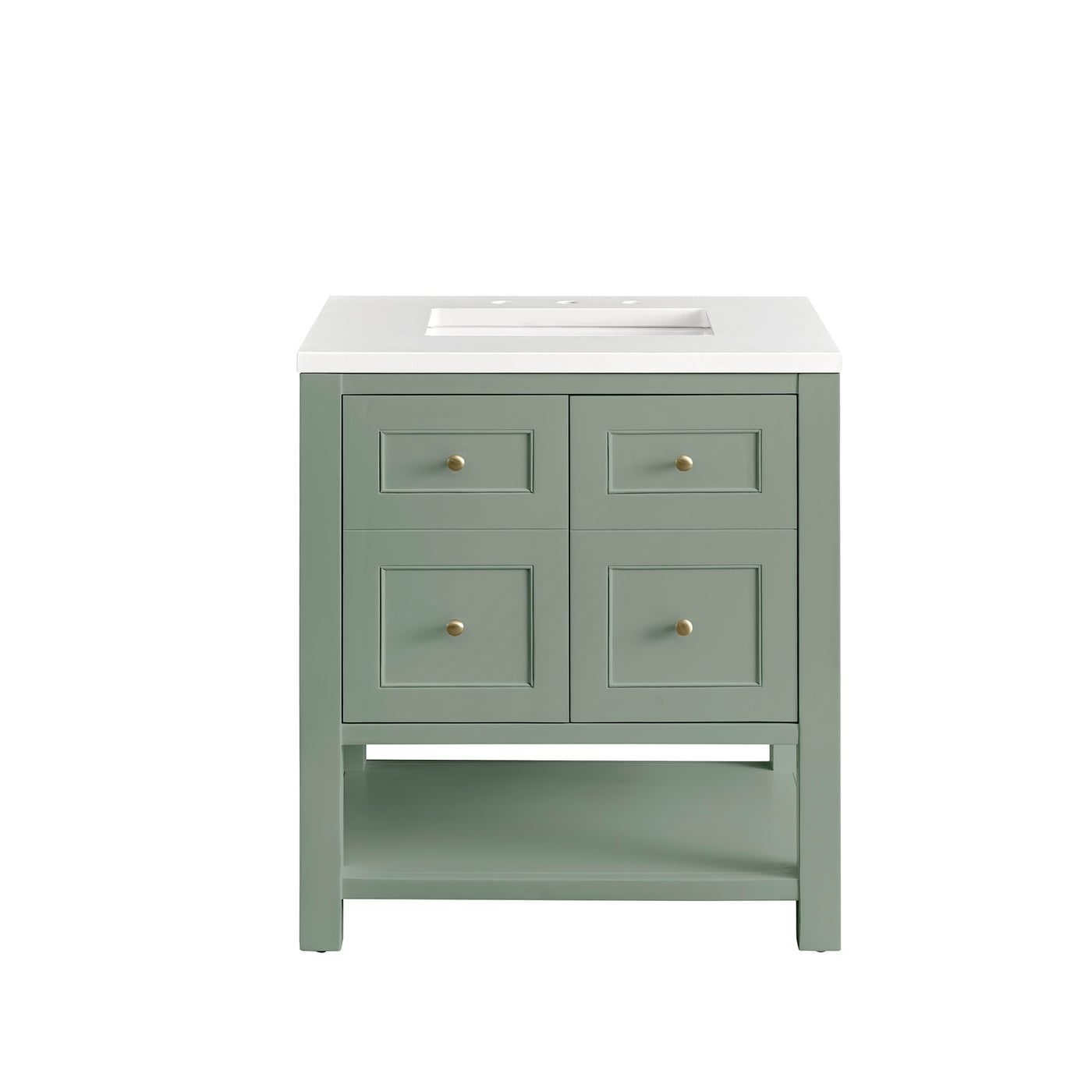 James Martin Breckenridge 30" Single Bathroom Vanity, Smokey Celadon, view 22
