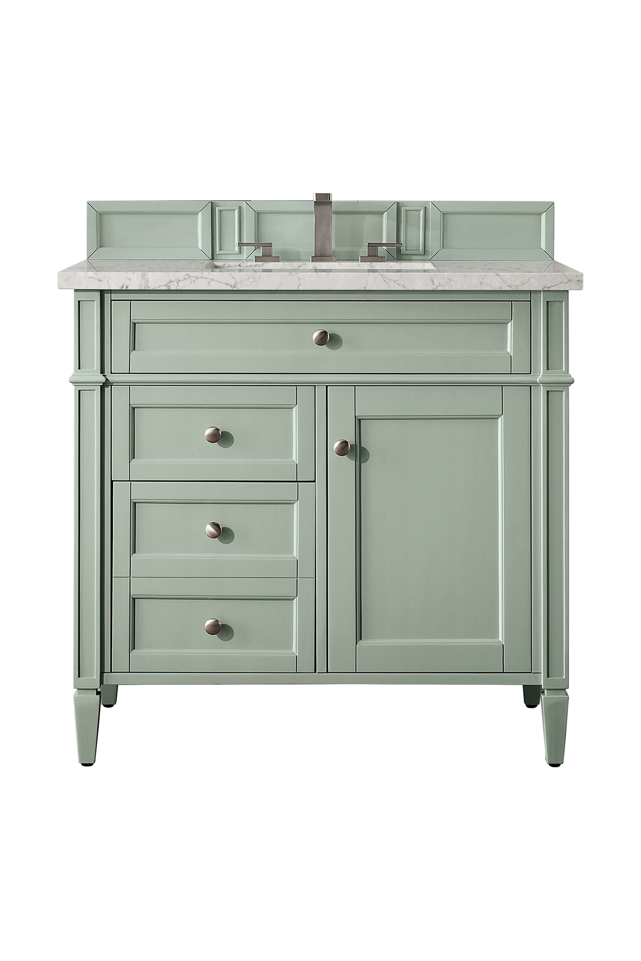 James Martin Brittany 36" Single Bathroom Vanity, Sage Green, view 28