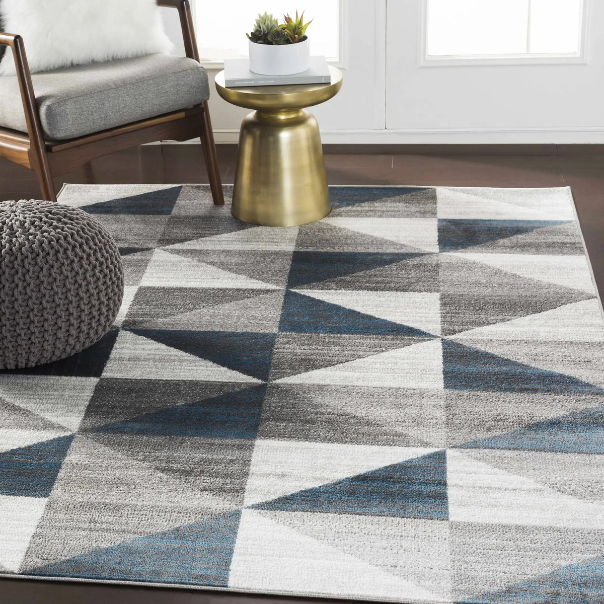 Volant Area Rug, installed in a room 2