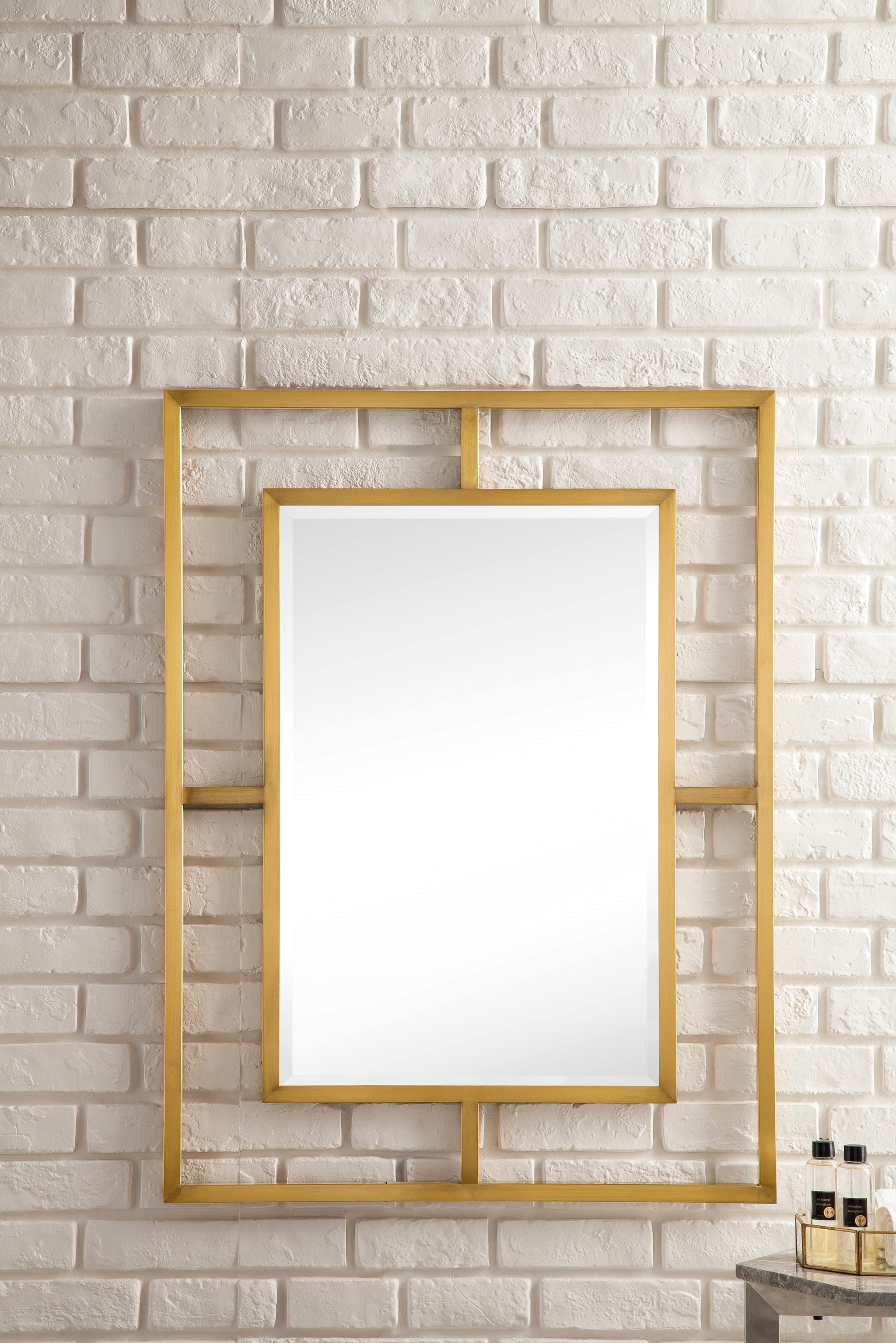 James Martin Boston 30" Mirror, Radiant Gold, view 2