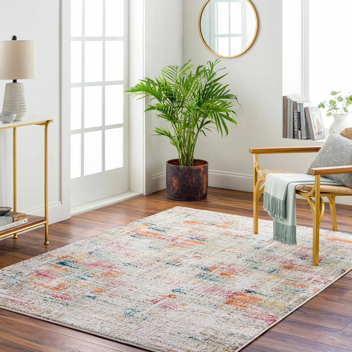 Eversley Area Rug, installed in a room 2