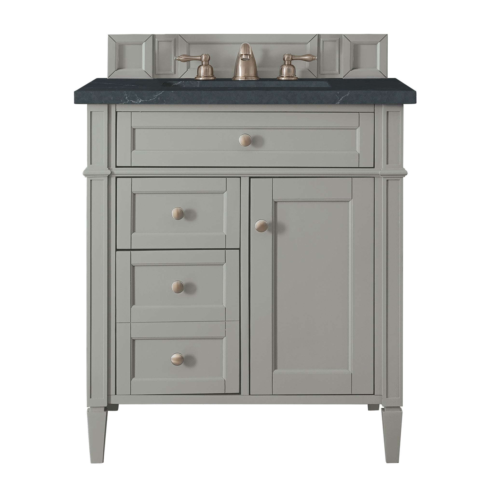 James Martin Brittany 30" Single Bathroom Vanity, Urban Gray, view 27