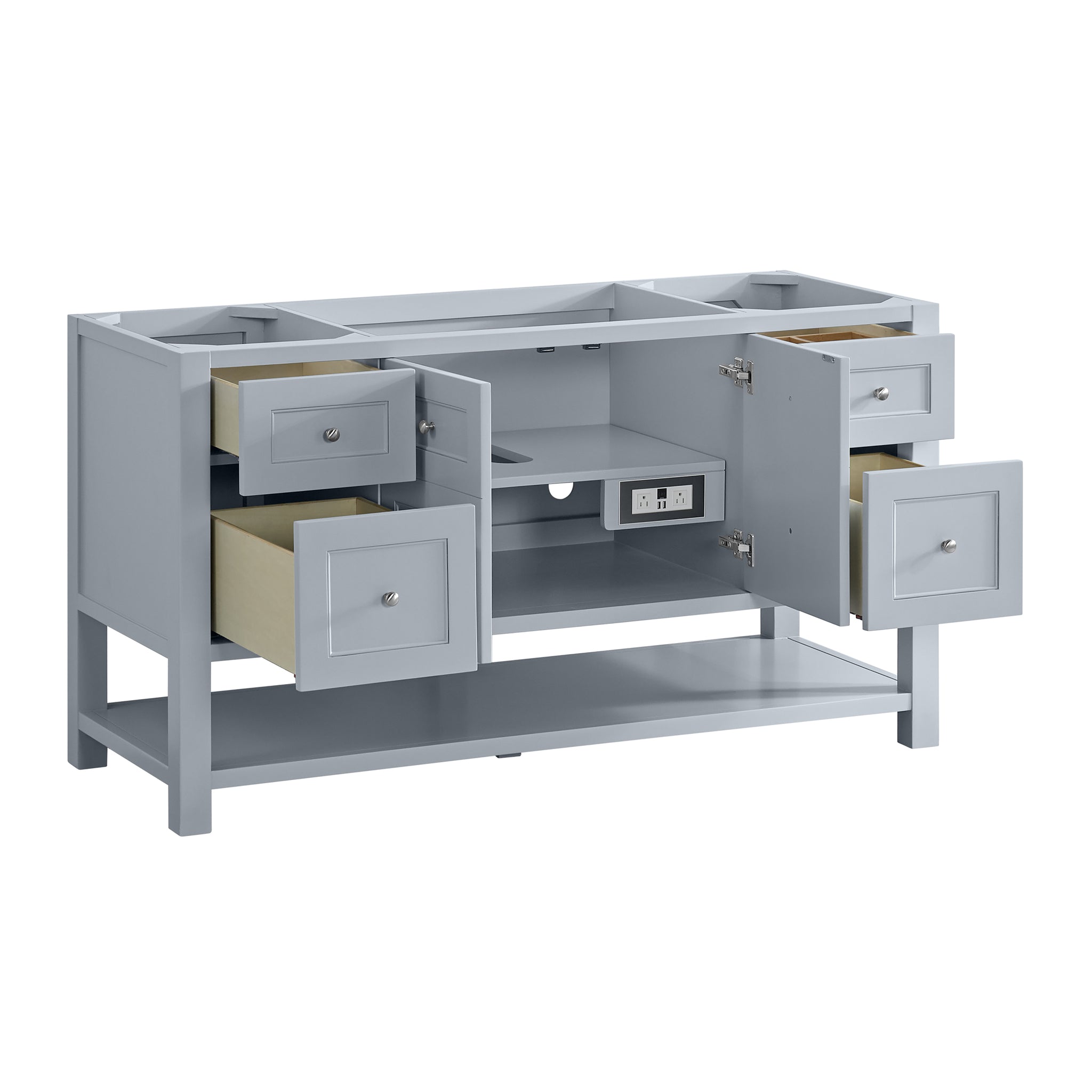 James Martin Breckenridge 60" Single Bathroom Vanity, Serenity Blue, view 20