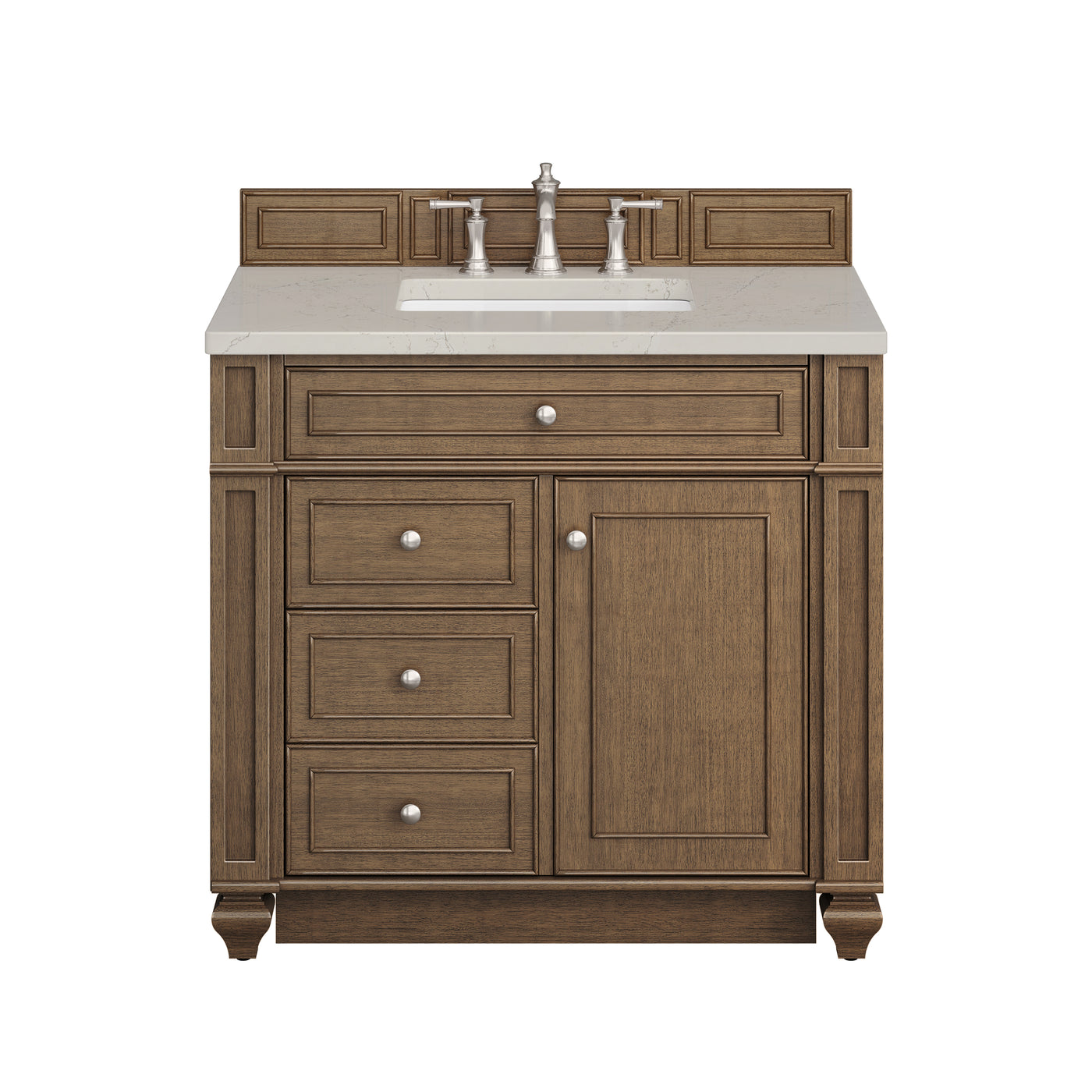 James Martin Bristol 36" Single Bathroom Vanity, Saddle Brown, view 36