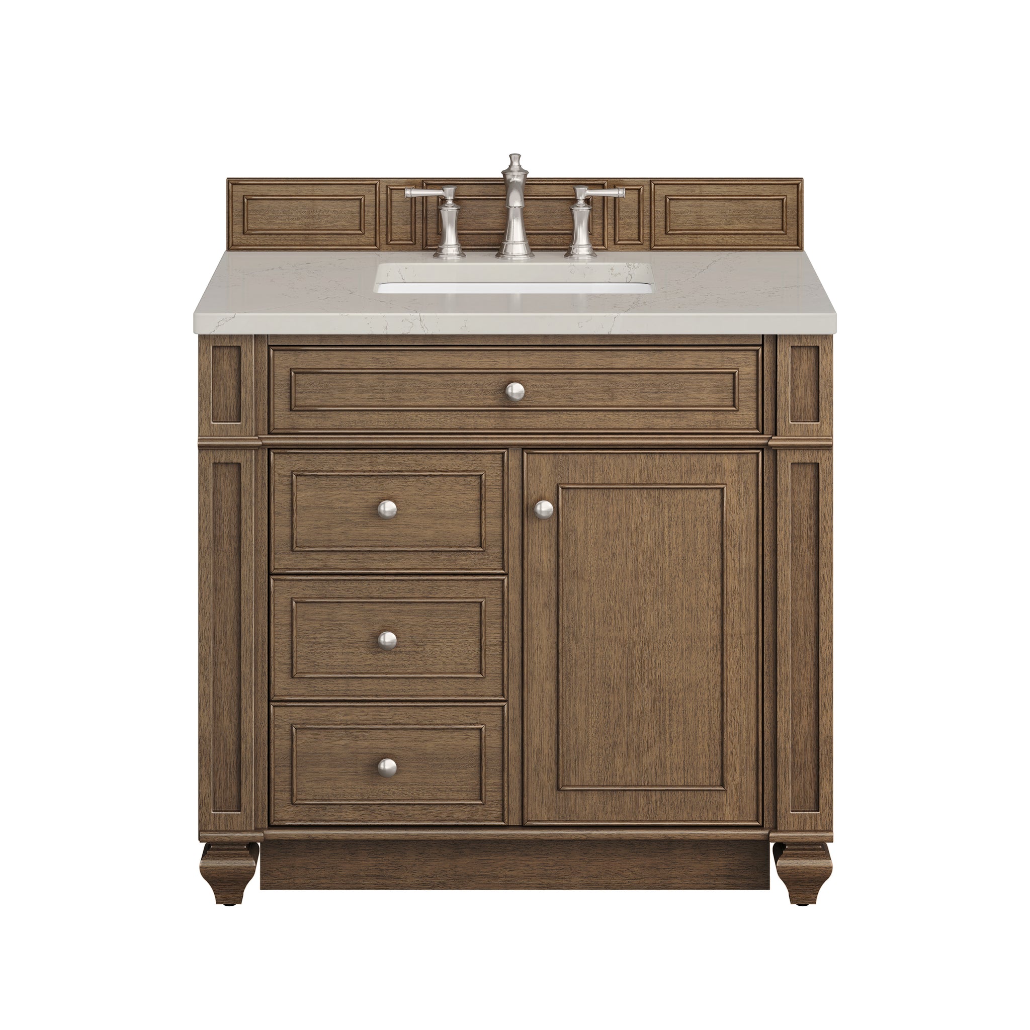 James Martin Bristol 36" Single Bathroom Vanity, Saddle Brown, view 36