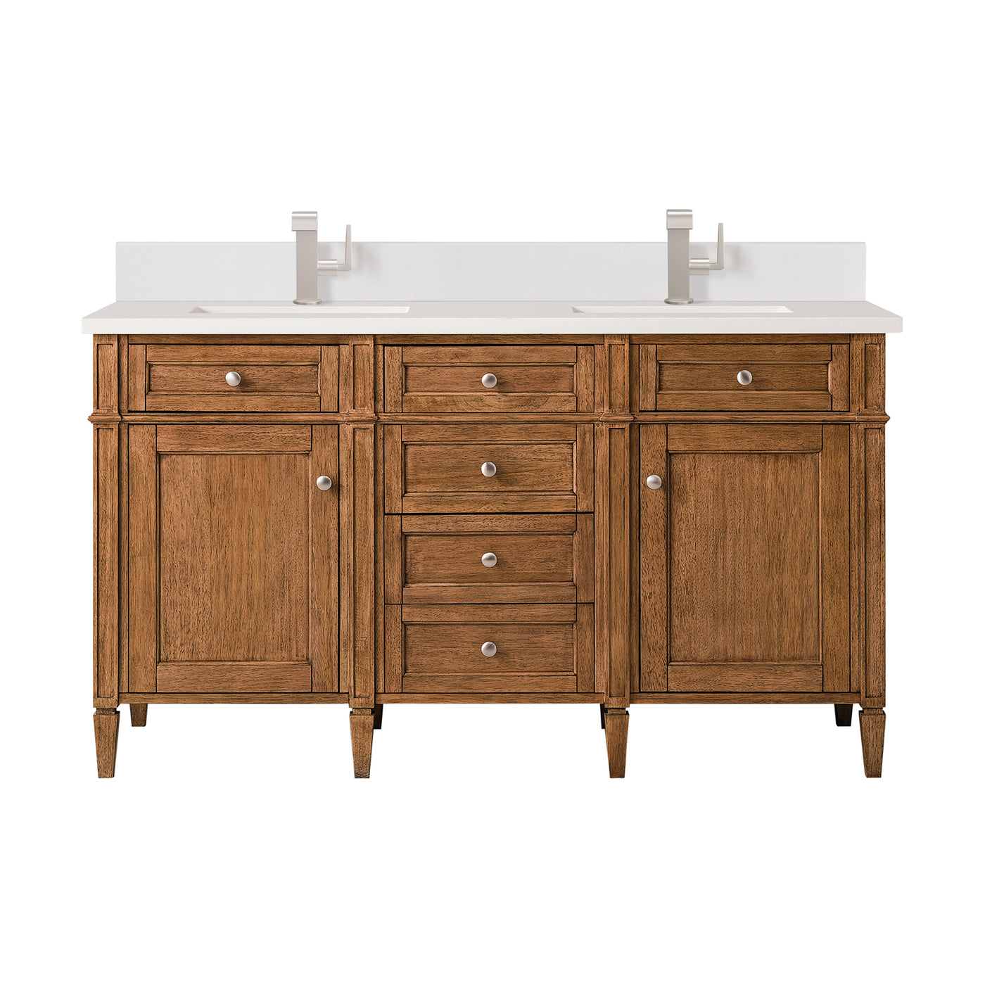 James Martin Brittany 60" Double Bathroom Vanity, Saddle Brown, view 24