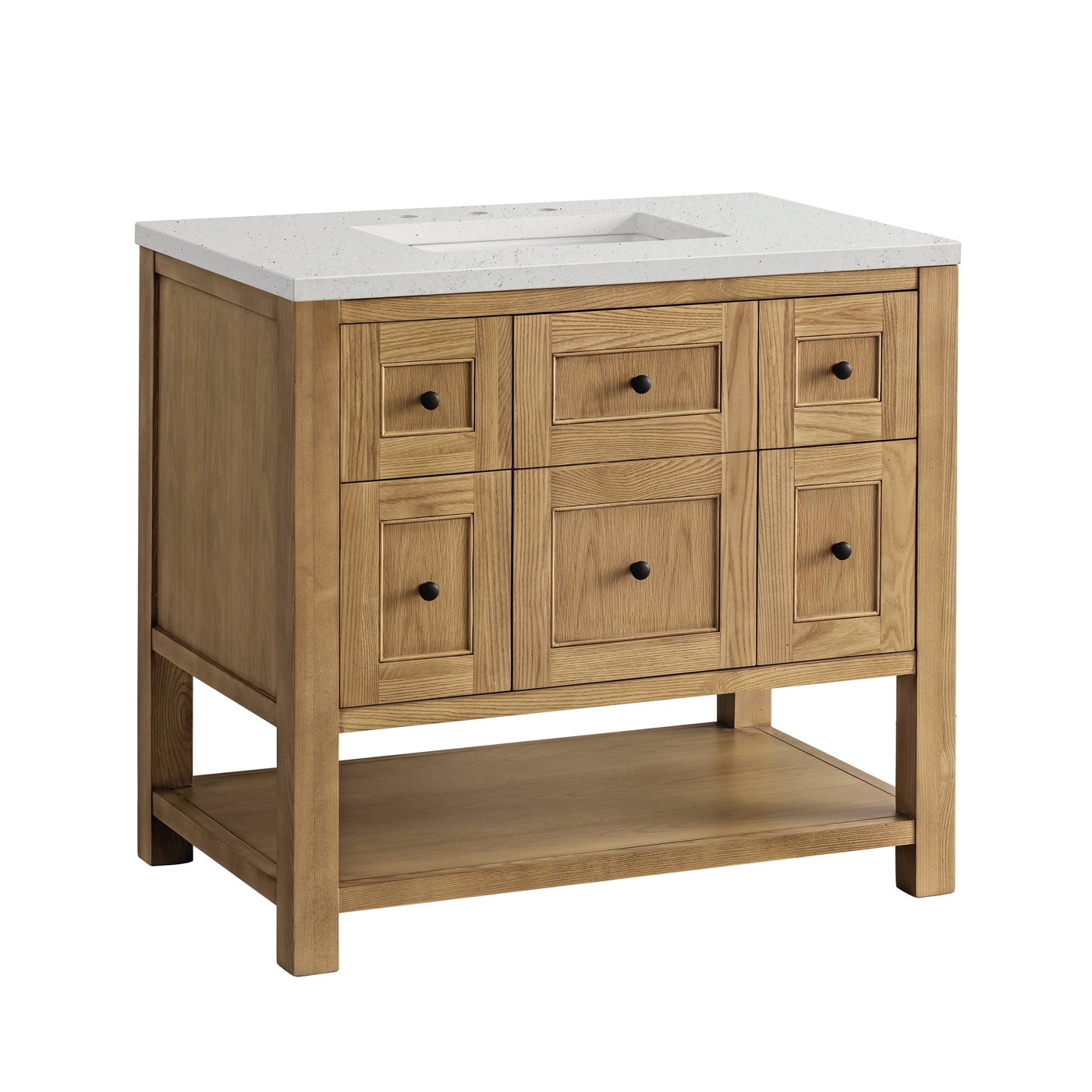 James Martin Breckenridge 36" Single Bathroom Vanity, Light Natural Oak, view 26