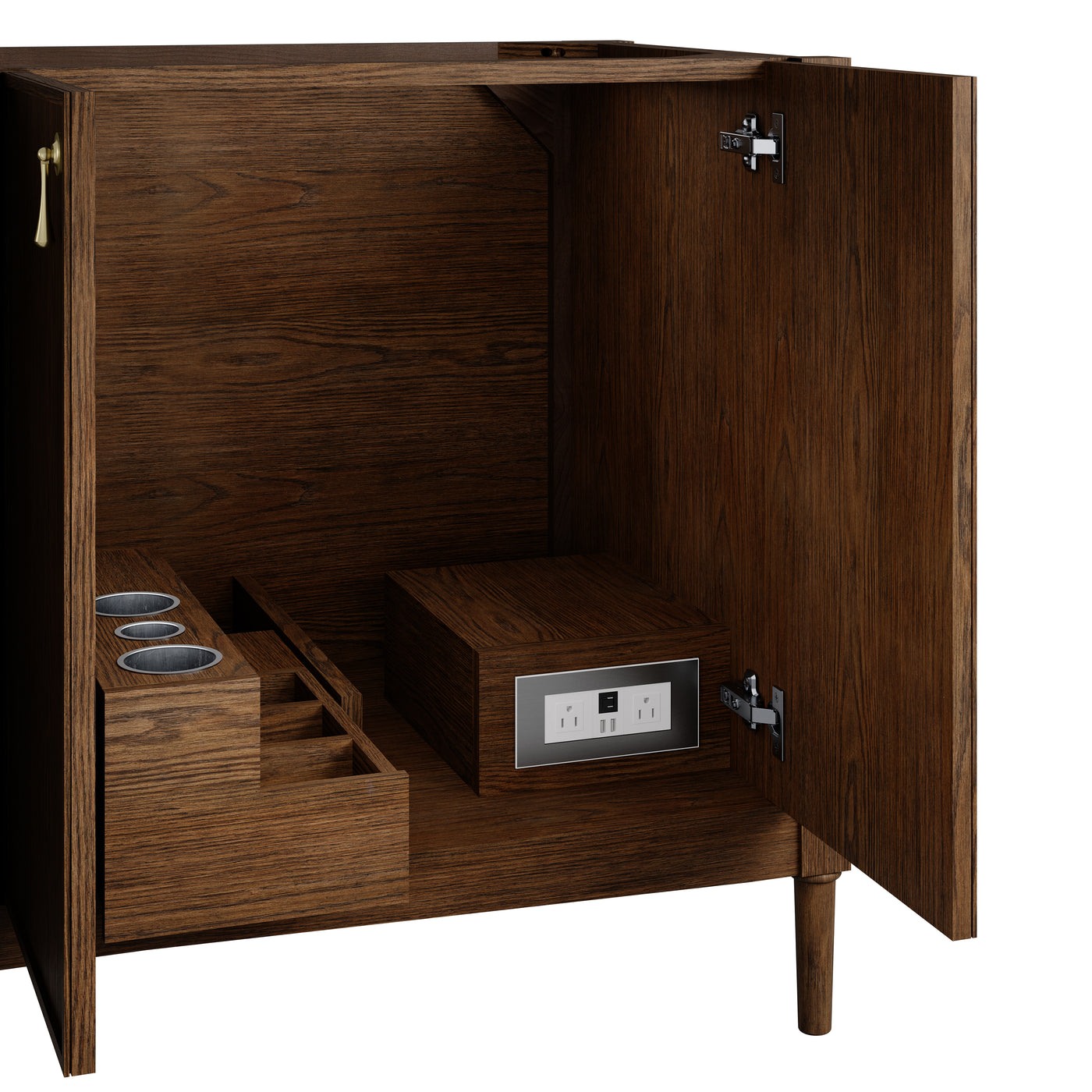 James Martin Kinnsden 72" Double Bathroom Vanity, Sable Oak, view 24