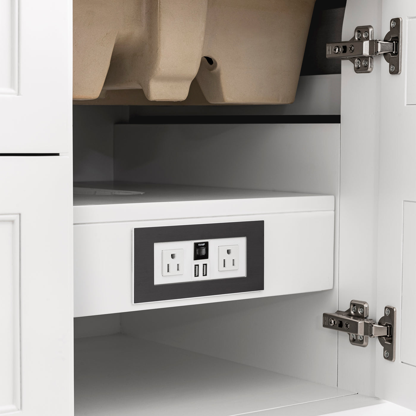 James Martin Breckenridge 48" Single Bathroom Vanity, Bright White, view 25