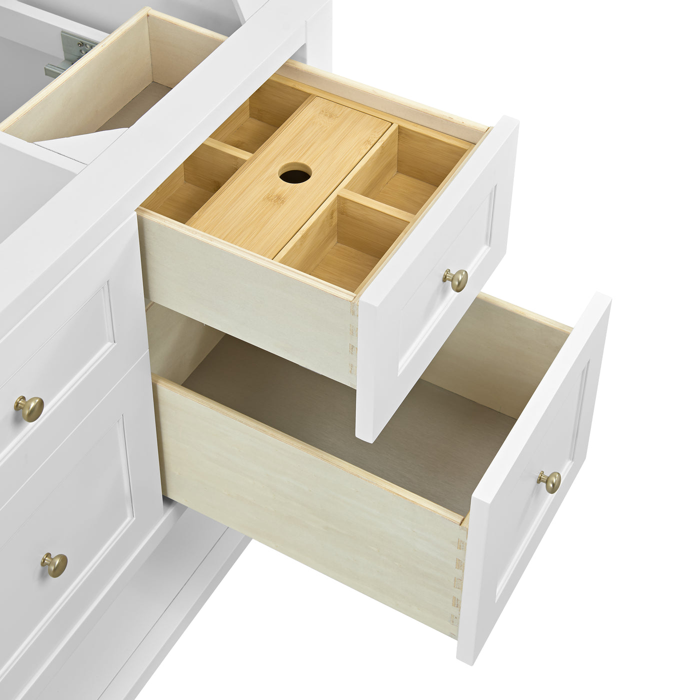 James Martin Breckenridge 60" Single Bathroom Vanity, Bright White, view 25