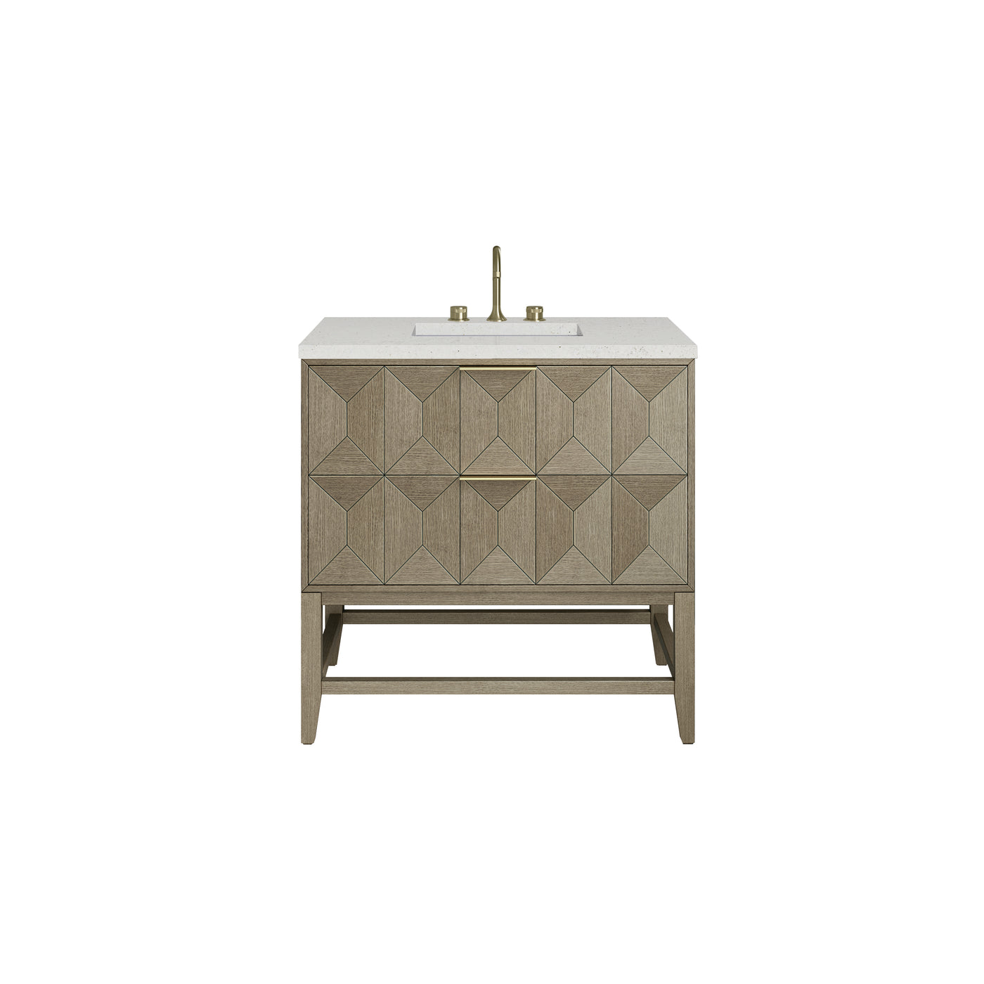James Martin Emmeline 36" Single Bathroom Vanity, Pebble Oak, view 17