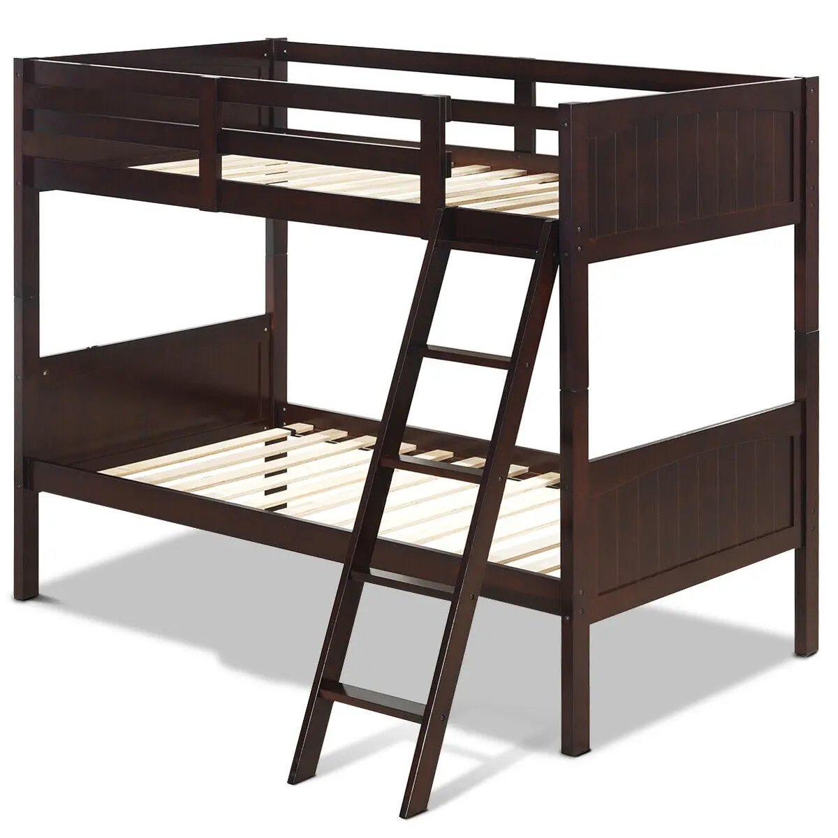 Twin Size Wooden Bunk Beds Convertible 2 Individual Beds, photo 4 of 9