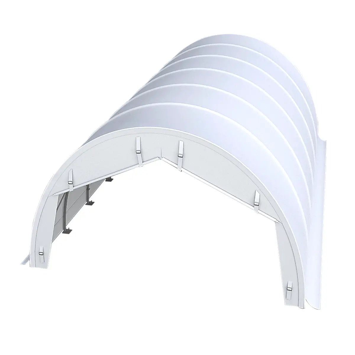 W20'xL30'xH12' Single Truss Storage Shelter, Reinforced Series by Chery Industrial