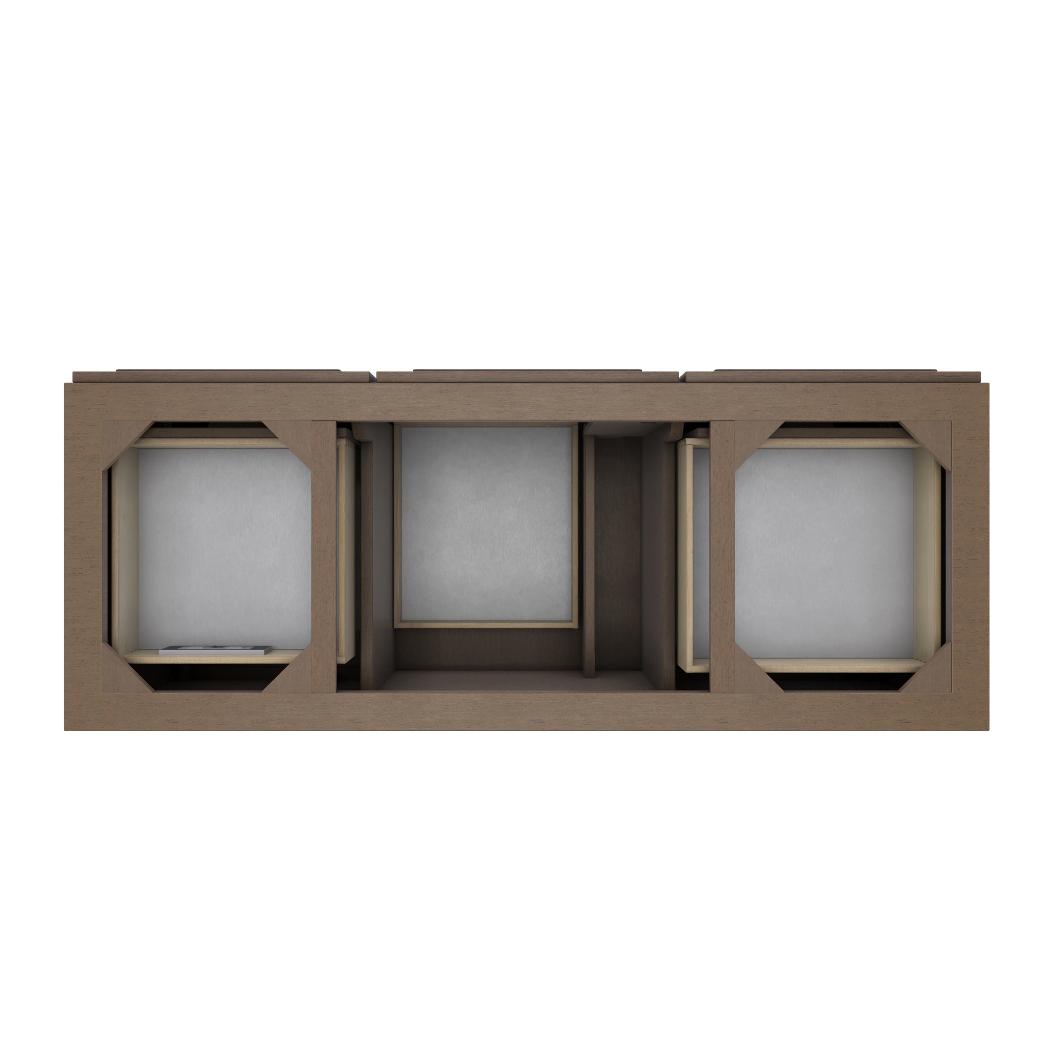 James Martin Portland 60" Single Bathroom Vanity, Whitewashed Walnut, view 20