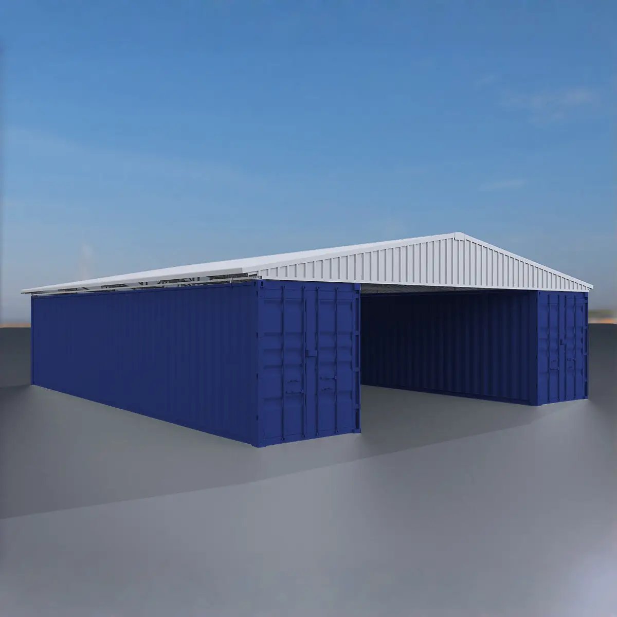 W36'xL40'xH4' Steel Shipping Container Roof Kit by Chery Industrial