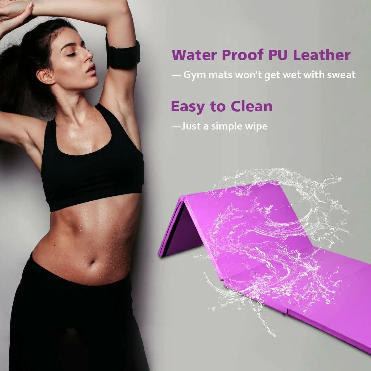 4 Feet x 10 Feet x 2 Inch Folding Gymnastics Tumbling Gym Mat, photo 23 of 24