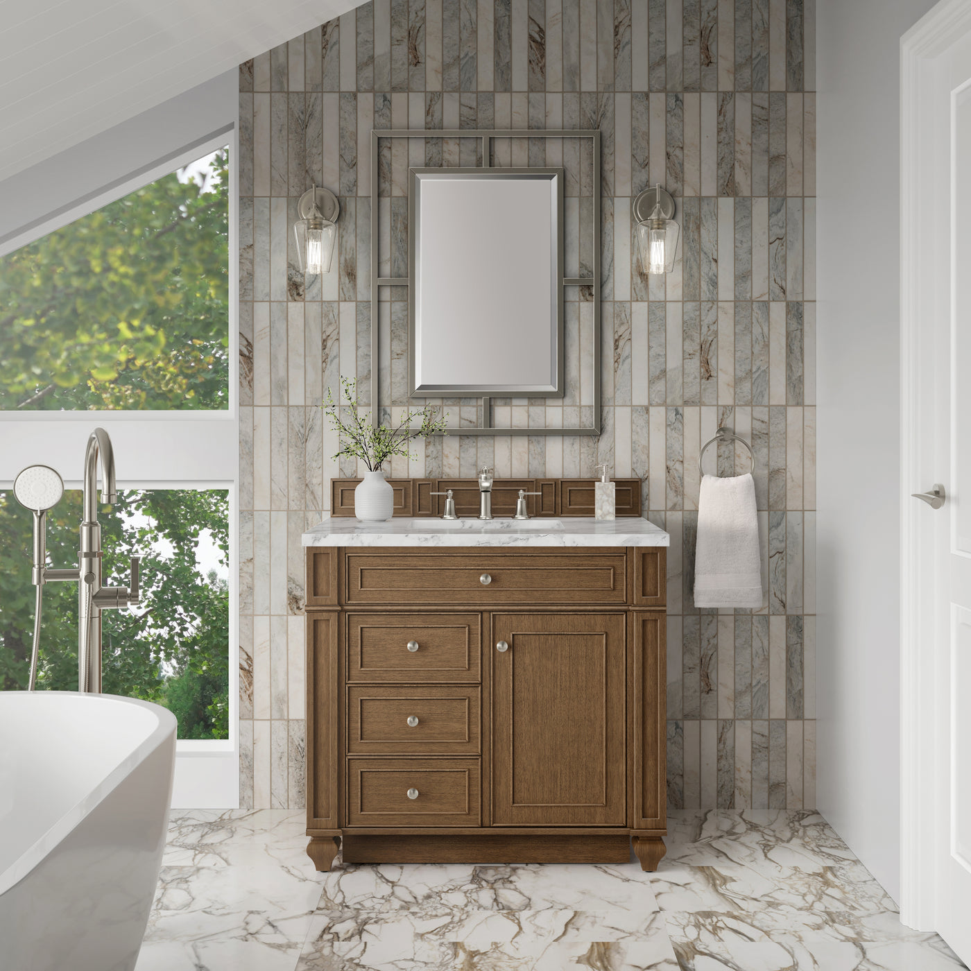 James Martin Bristol 36" Single Bathroom Vanity, Saddle Brown, view 27