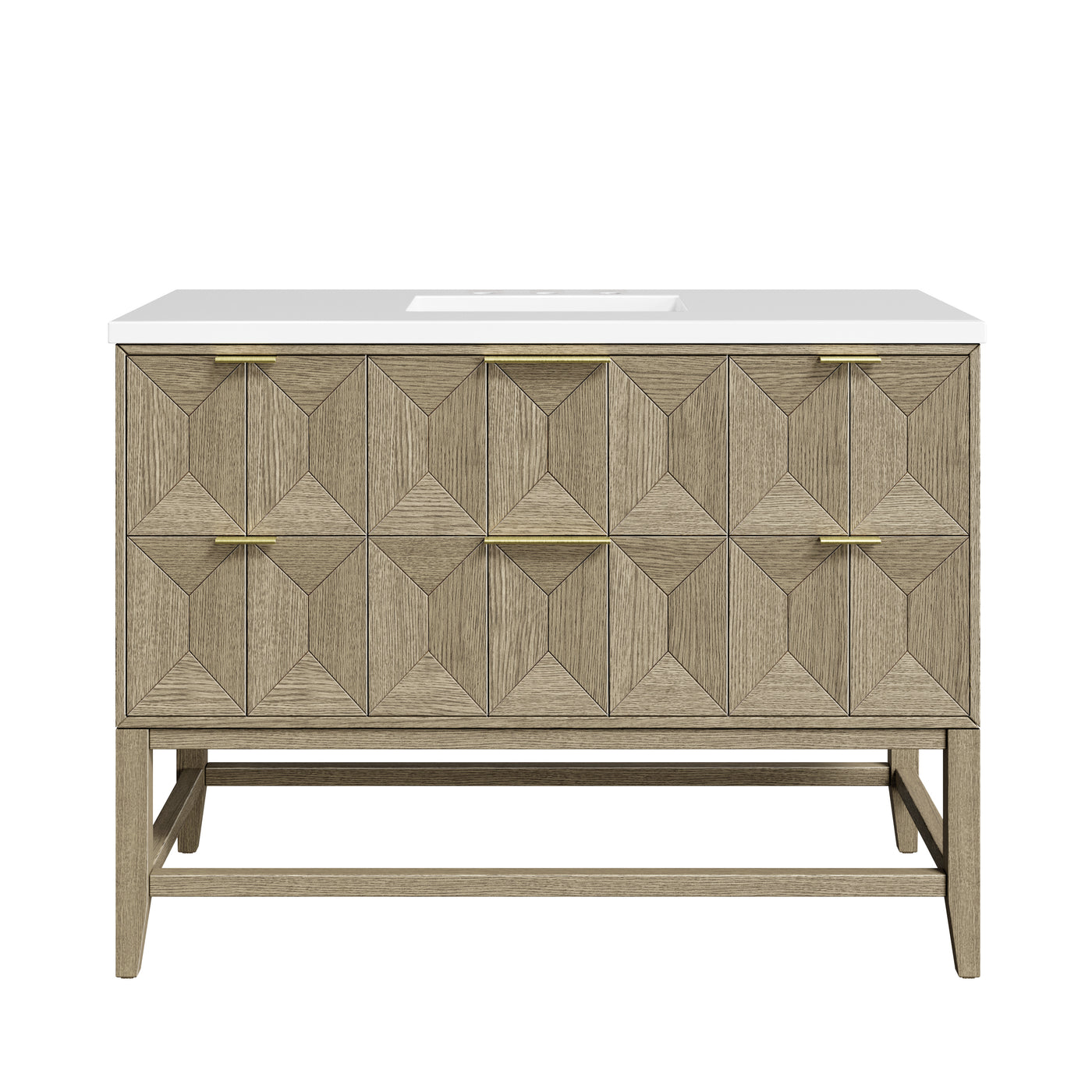 James Martin Emmeline 48" Single Bathroom Vanity, Pebble Oak, view 34