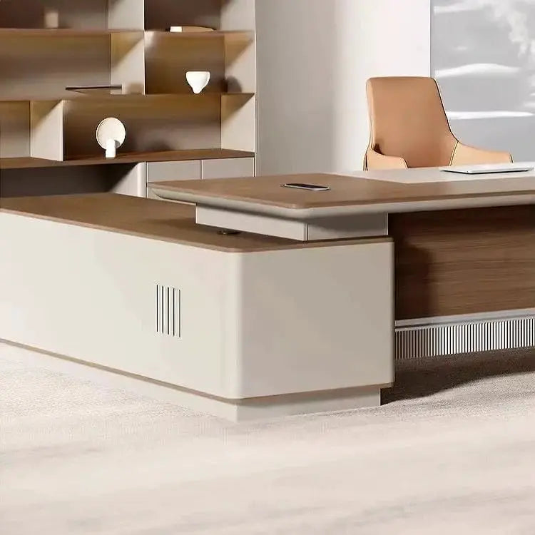Brinton · Modern L-Shaped Executive Desk by Arc Grove