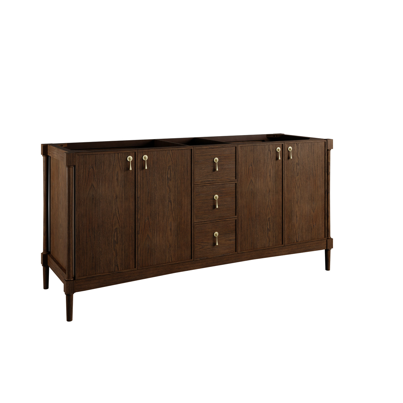 James Martin Kinnsden 72" Double Bathroom Vanity, Sable Oak, view 18
