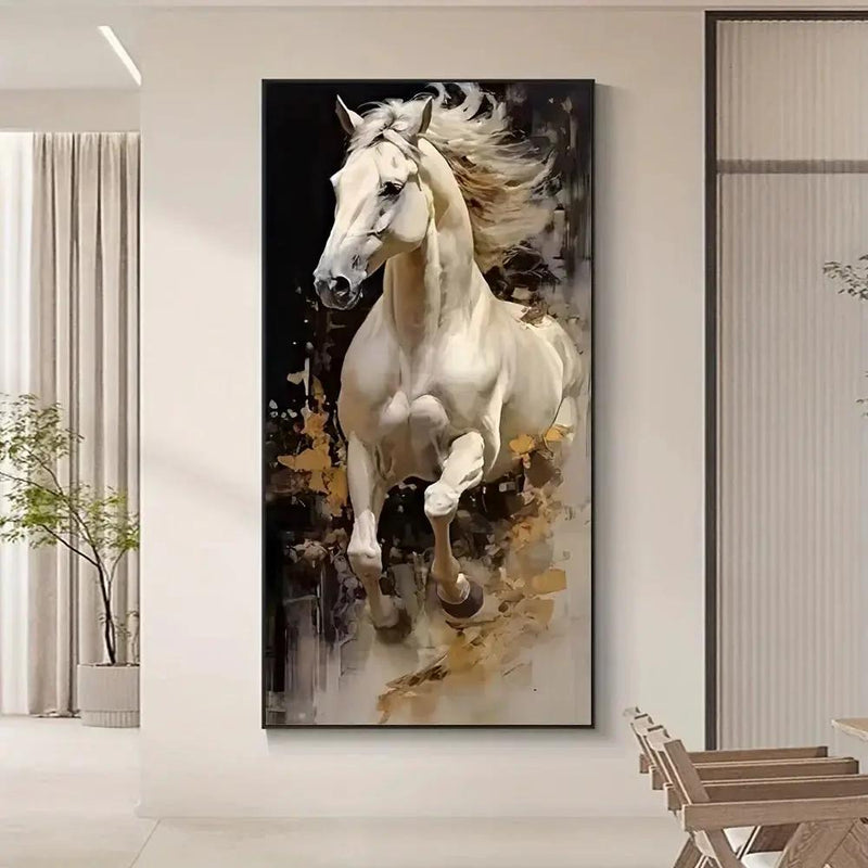 Wall Art - Abstract White Canvas by House Of Avana
