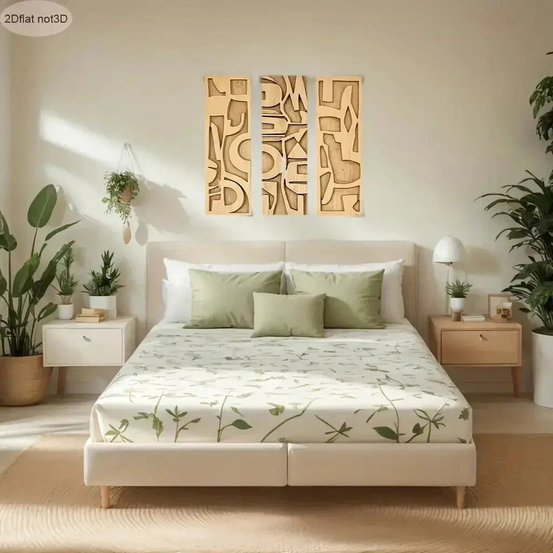 Wall Art - Geometric Wooden 3D by House Of Avana