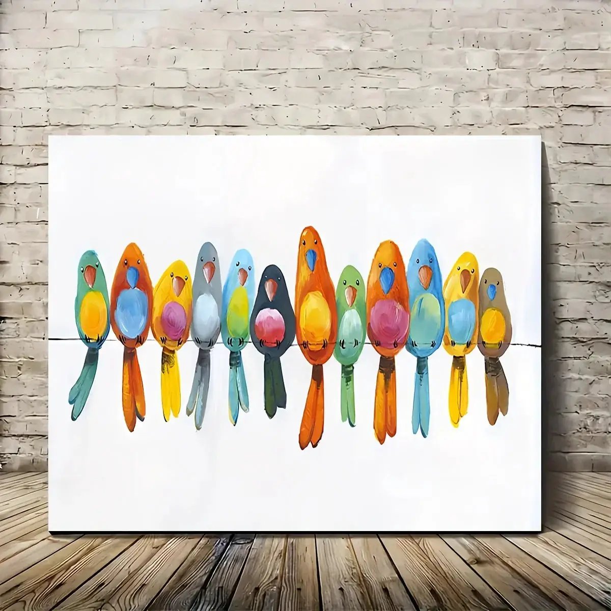 Wall Art - Hand-Painted Wooden 12x16 by House Of Avana