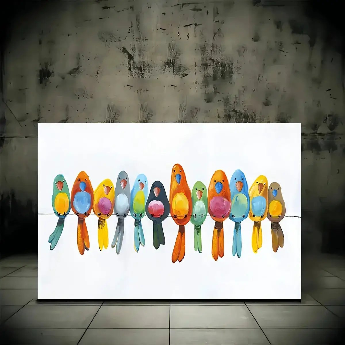 Wall Art - Hand-Painted Wooden 12x16 by House Of Avana