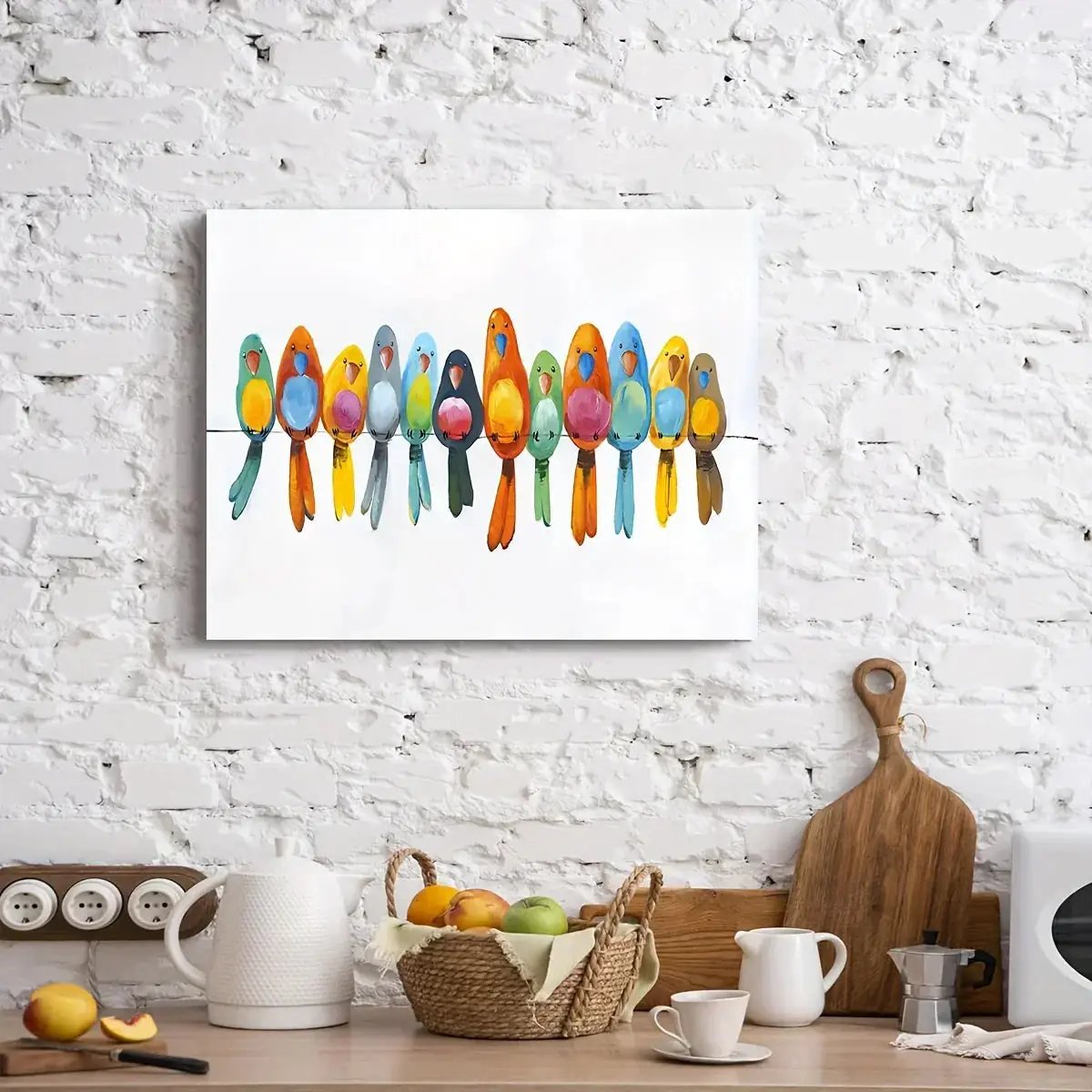 Wall Art - Hand-Painted Wooden 12x16 by House Of Avana