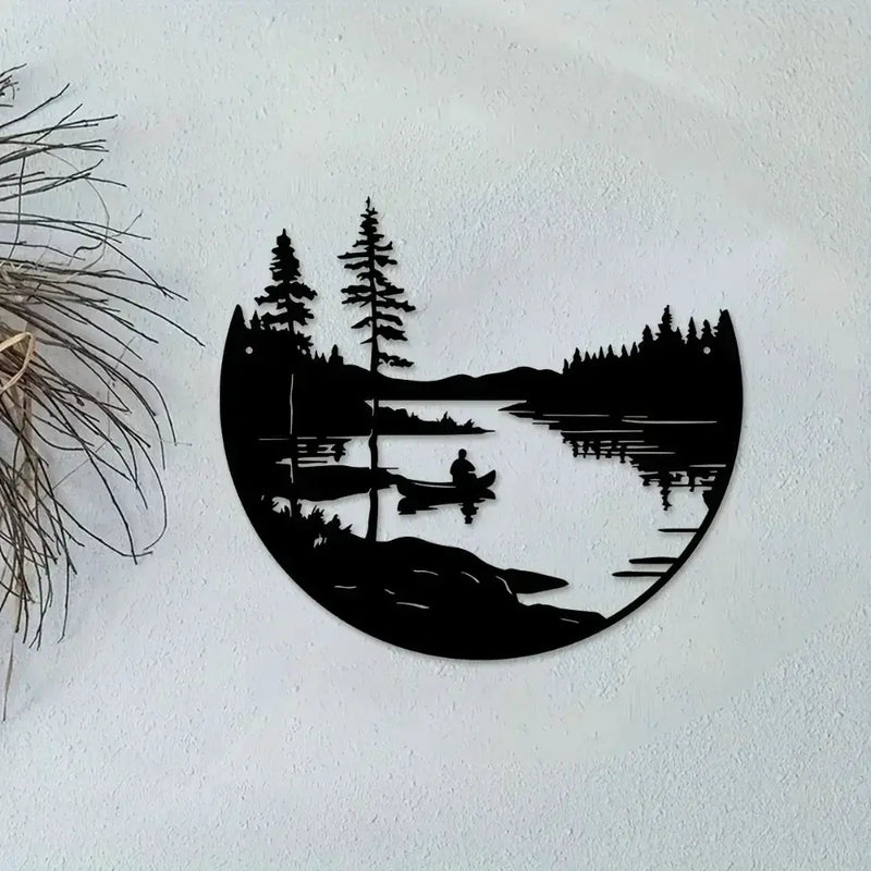Wall Art - Mountain Silver Sculpture