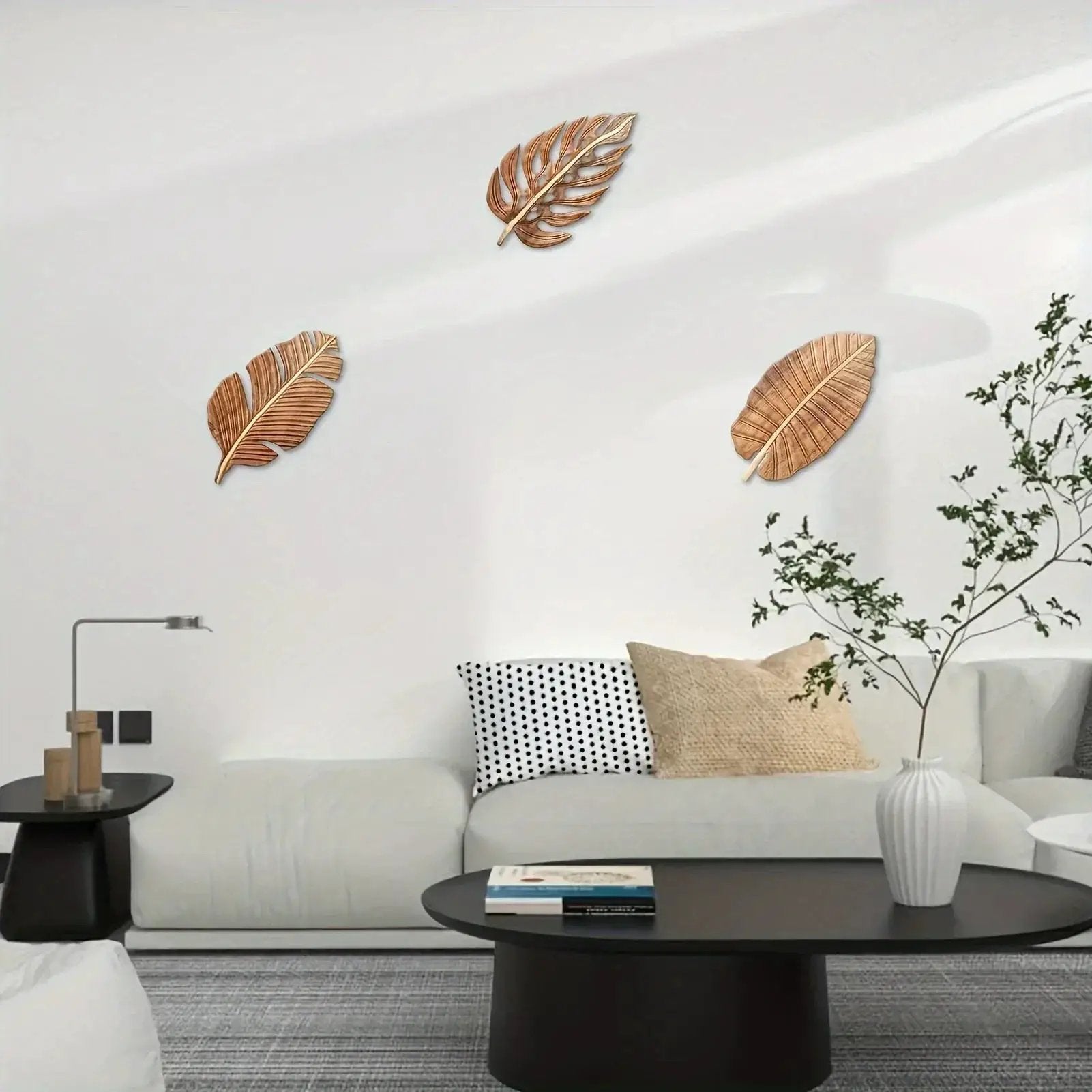 Wall Art - Rustic Mango Wood Leaf by House Of Avana
