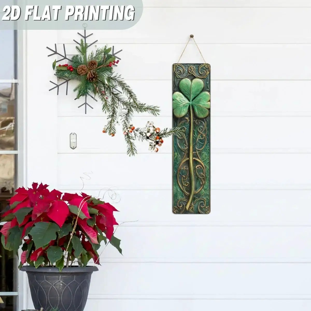 Wall Art - Vintage Metal Celtic 3.9"x15.7 by House Of Avana