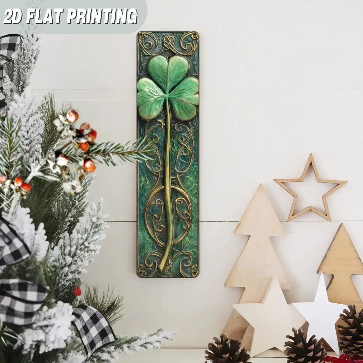 Wall Art - Vintage Metal Celtic 3.9x15.7 by House Of Avana