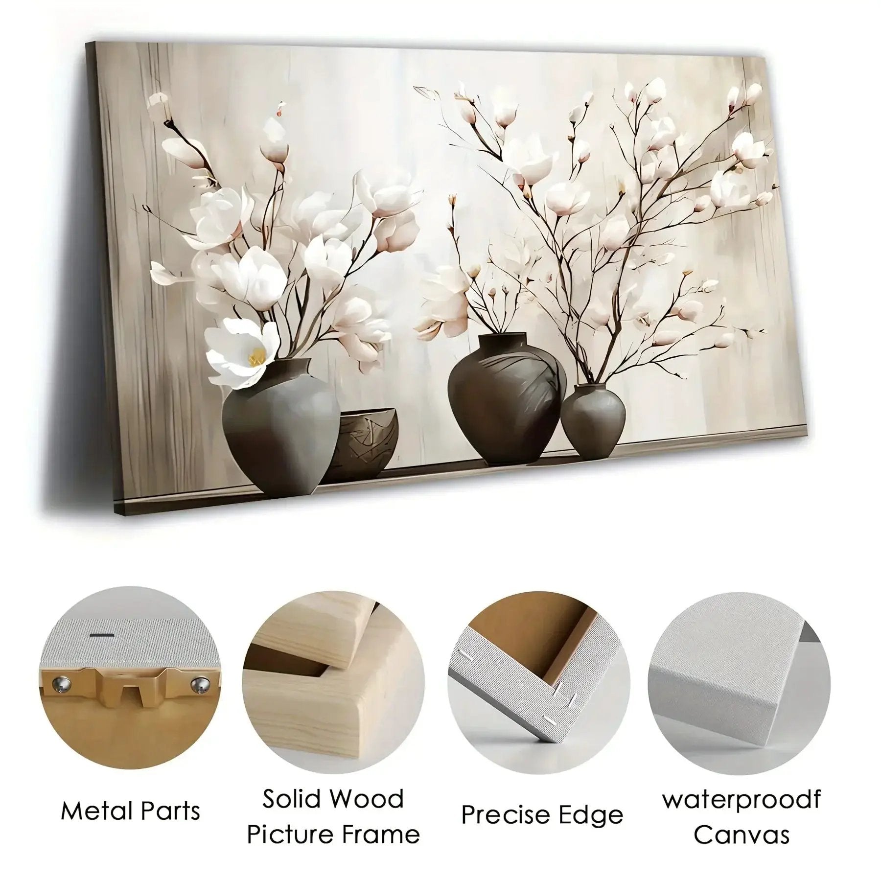 Wall Art - Vintage White Ceramic by House Of Avana